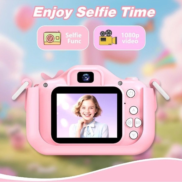 Pink Unicorn Digital Camera w/ Unicorn Design - Video Capability - Compact- NIB - Picture 3 of 4